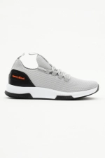 Men Women Smoked Gray Breathable Lightweight Mesh Running Sneakers Photograph-1
